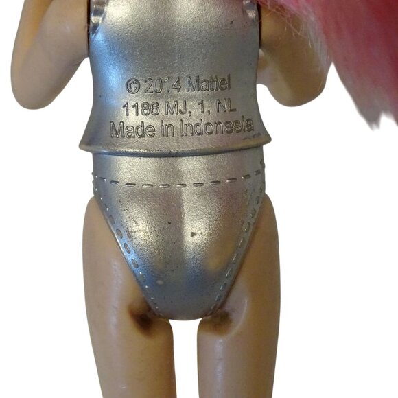 Barbie Rock N Royals Chelsea Doll Pink Hair Silver Outfit Mattel 2014 5.5 in - Picture 4 of 5